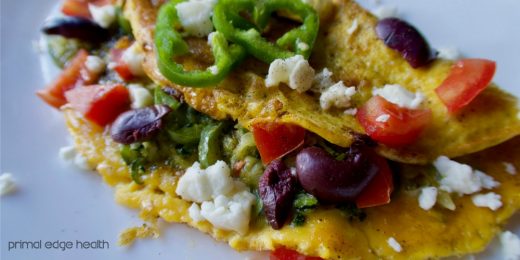 Greek Omelette Recipe with Feta Cheese (Keto & Low-Carb)