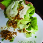 Lettuce wraps with turmeric-infused ground beef. Ketogenic and low-carb.
