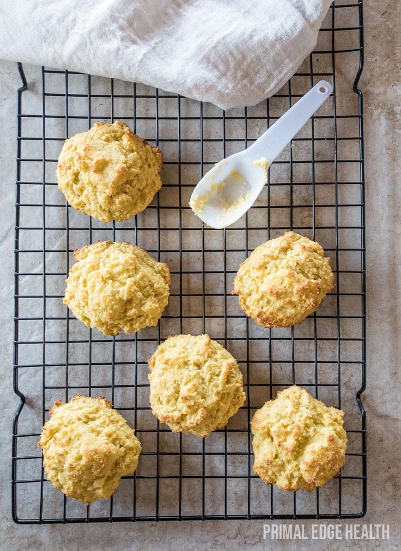 Keto Drop Biscuits with Buttermilk