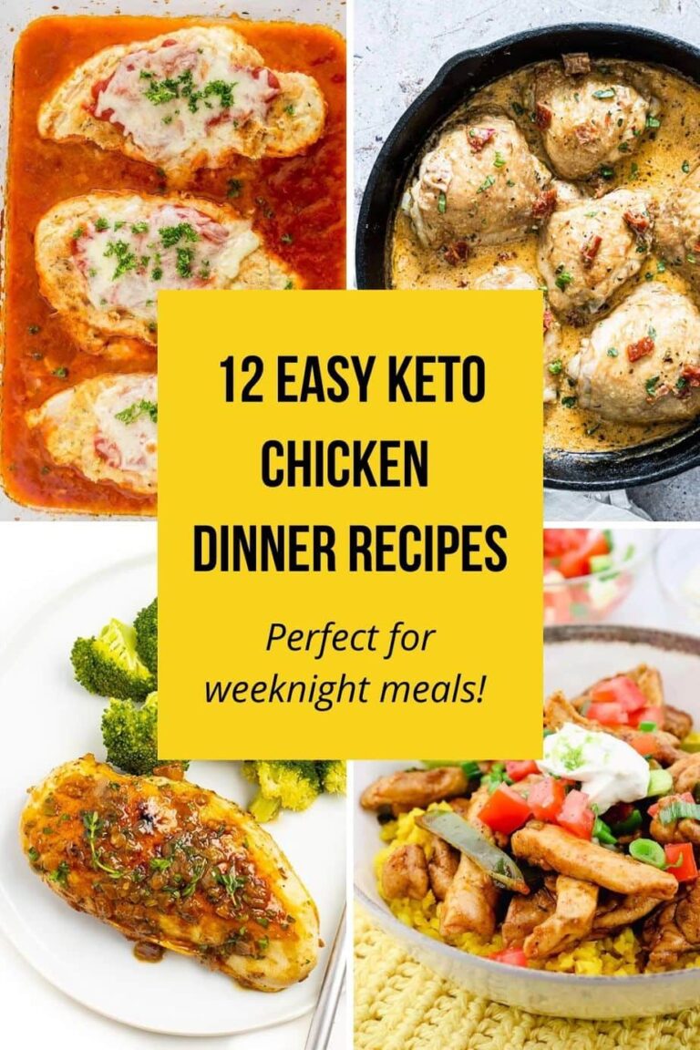 12 Easy Keto Chicken Dinner Recipes