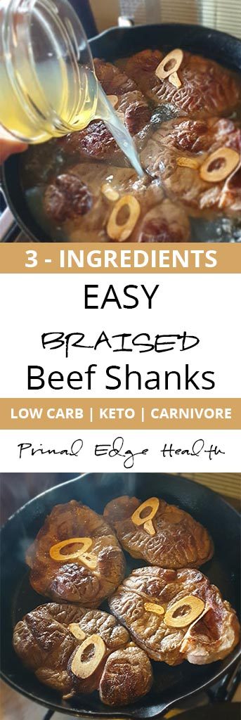 Easy Braised Beef Shank Carnivore Friendly Primal Edge Health