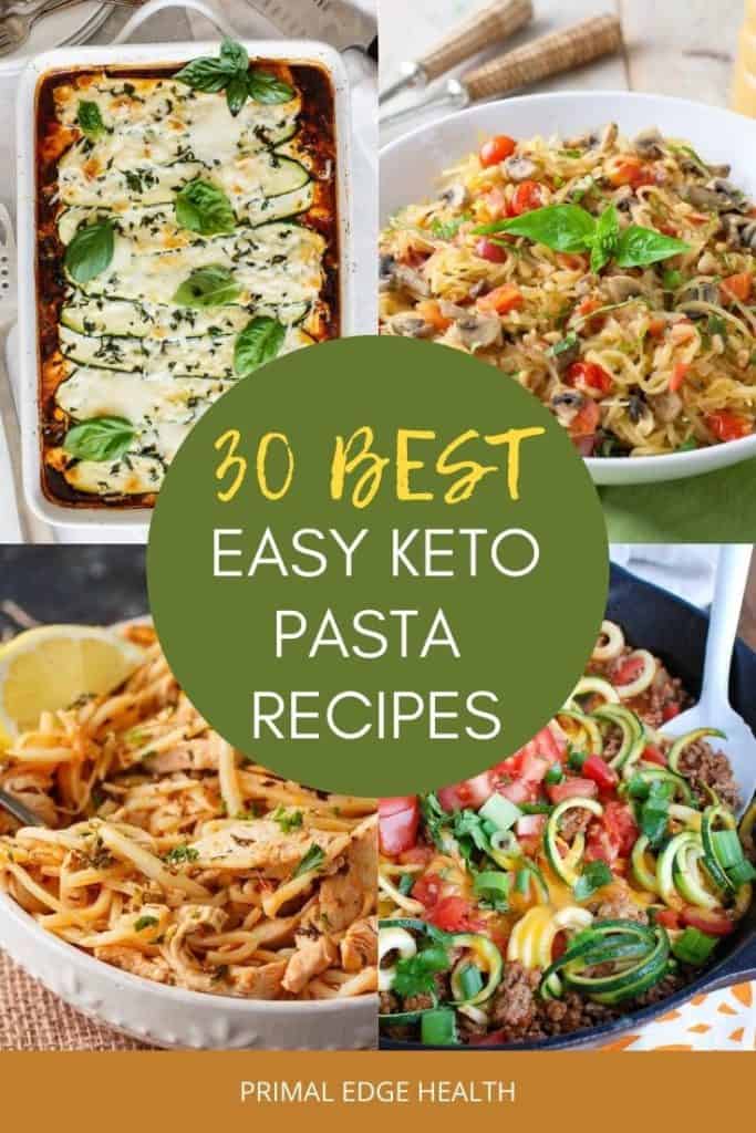 Keto Pasta Alternatives + 30 Recipes for How to Use Them