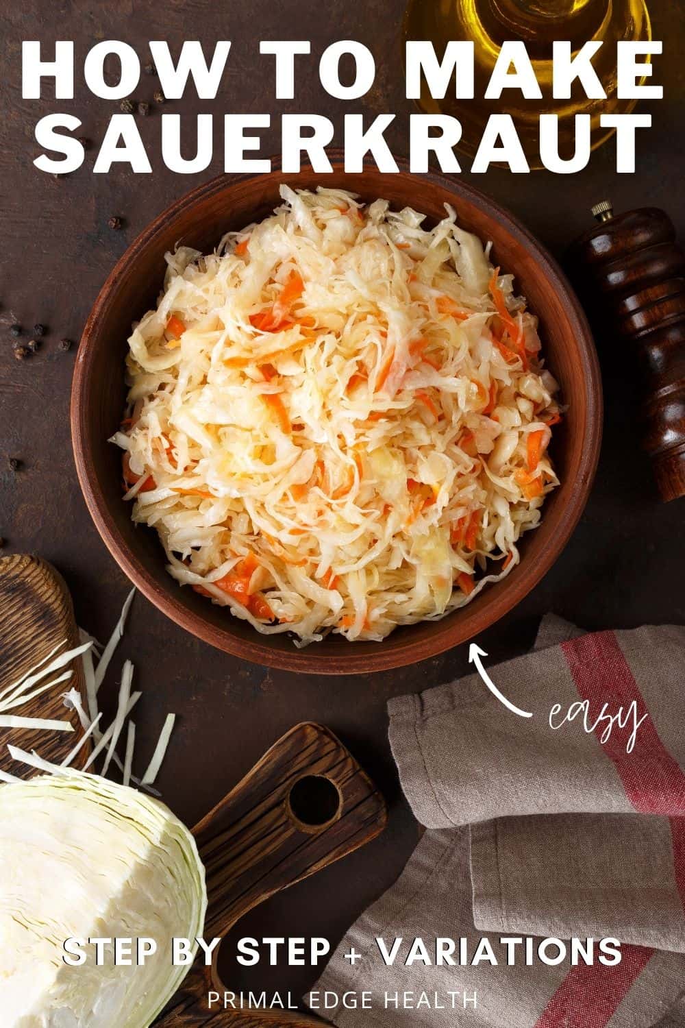 Easy Homemade Keto Sauerkraut Recipe (with Video)