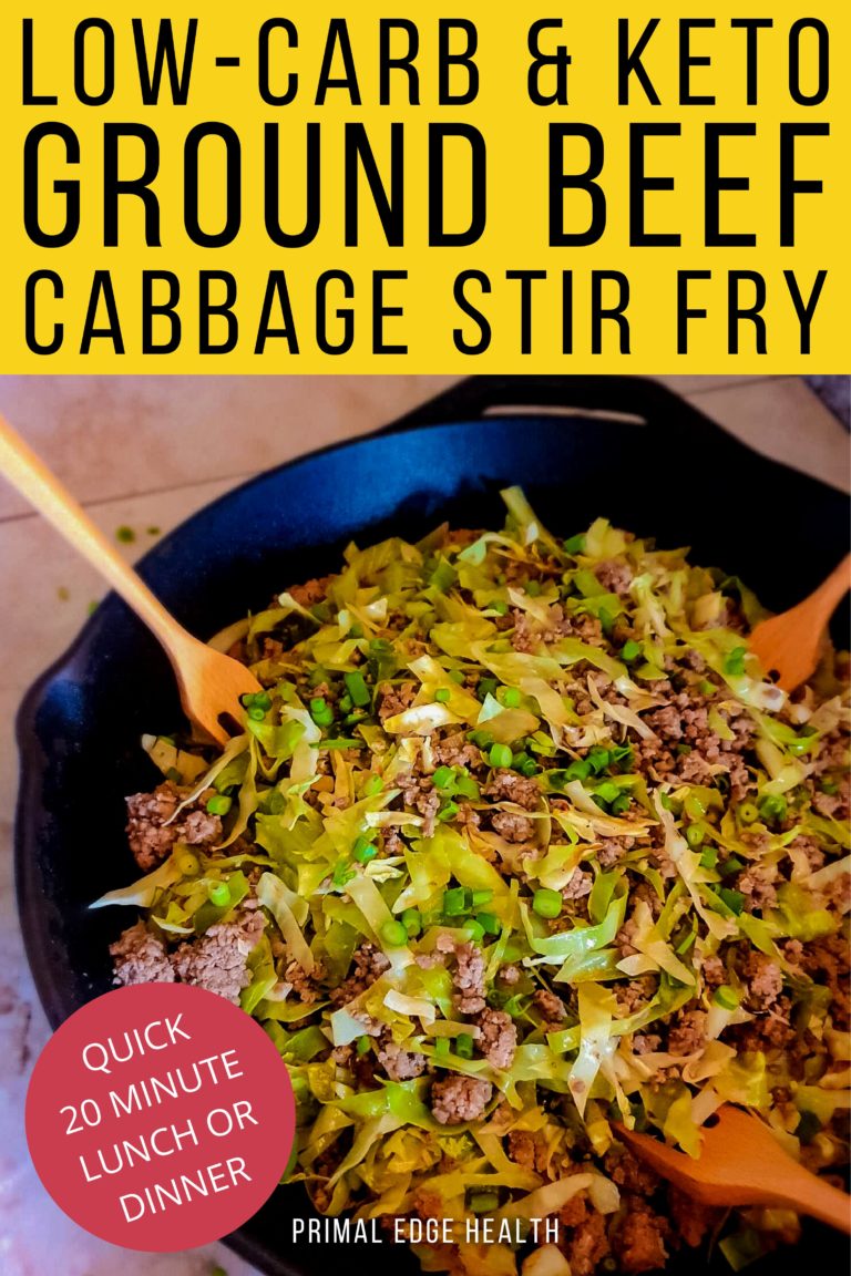 Ground Beef and Cabbage Stir Fry