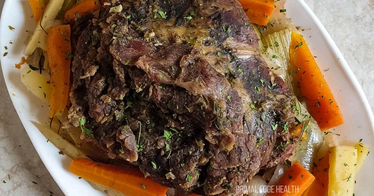 Slow Cooker Keto Pot Roast Recipe