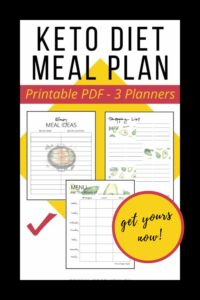 Printable Keto Meal Planner Template - Primal Edge Health