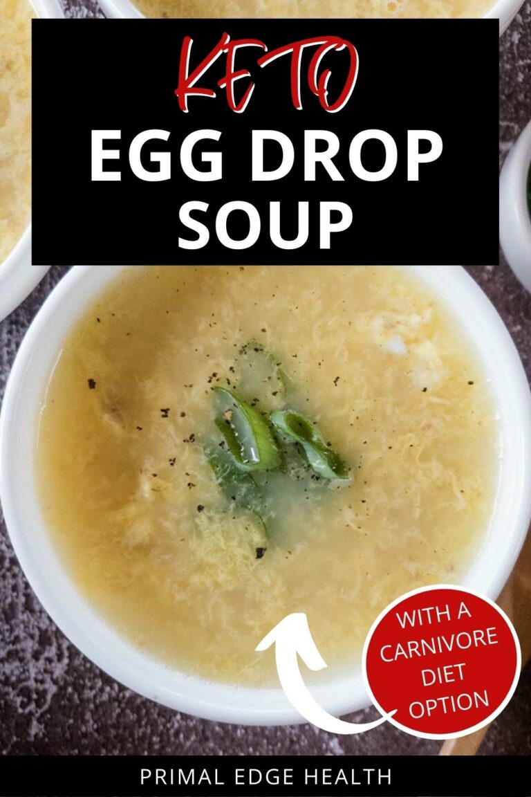 Egg Drop Soup without Cornstarch (Carnivore, Keto, Glutenfree)