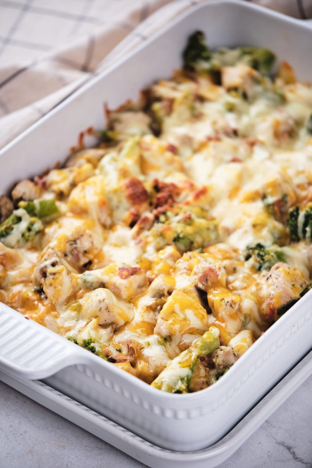 Easy Keto Chicken Bacon Ranch Casserole Ready in 20 Minutes